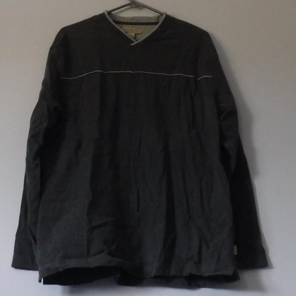 Retreat Brand 100% Cotton Mens Long Sleeve Pull-Over Sweater - Size Large